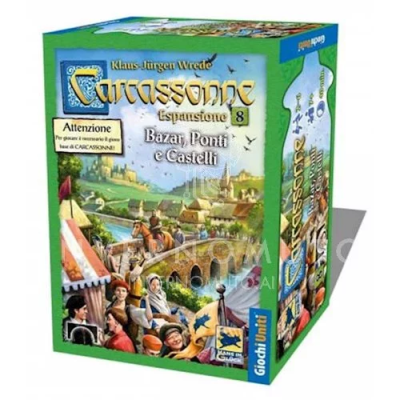 CARCASSONNE BAZAR BRÜCKEN UND BURGEN (ERWEITERUNG) - GIOCHI UNITI - IT