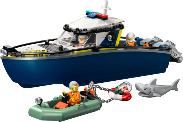 POURSUITE EN VEDETTE DE POLICE - LEGO CITY LA POLICE 60456