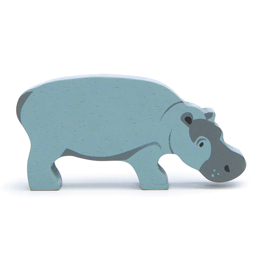 IPPOPOTAMO IN LEGNO - TENDER LEAF