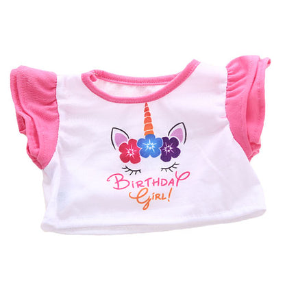 GEBURTSTAGSEINHORN-OUTFIT – 40CM – MAKE A TEDDY