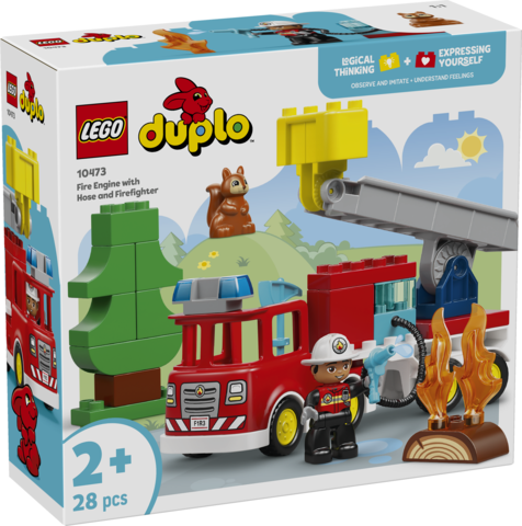 CAMION DE POMPIER ET LANCE - DUPLO 10473 - LEGO