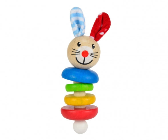 Hochet lapin en bois - EICHHORN