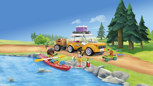 VOYAGE EN VOITURE AVEC LE CHIOT - FRIENDS 42659 - LEGO
