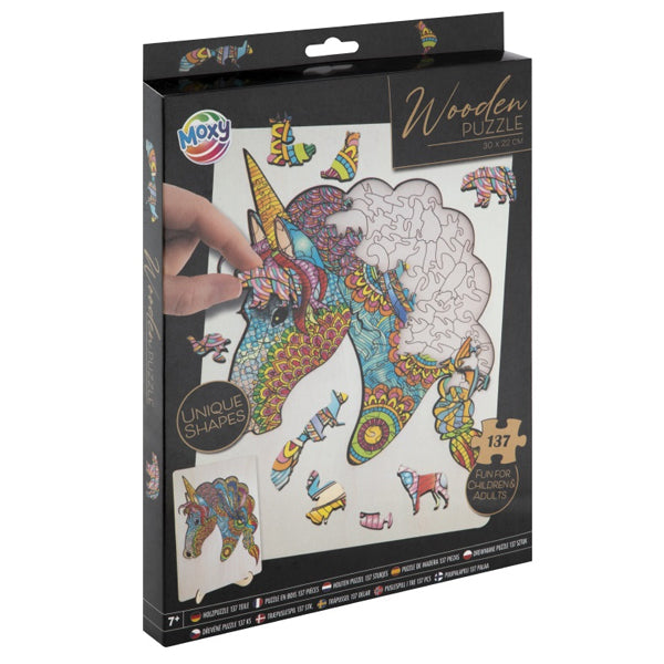 HOLZPUZZLE EINHORN - 137 TEILE