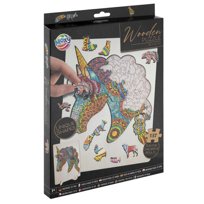 HOLZPUZZLE EINHORN - 137 TEILE
