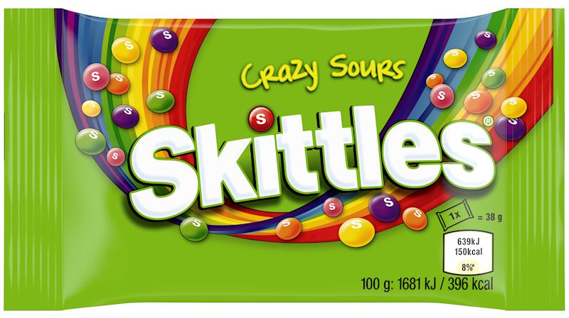 SCHAUMZUCKERWAREN MIT FRUCHTGESCHMACK - SKITTLES