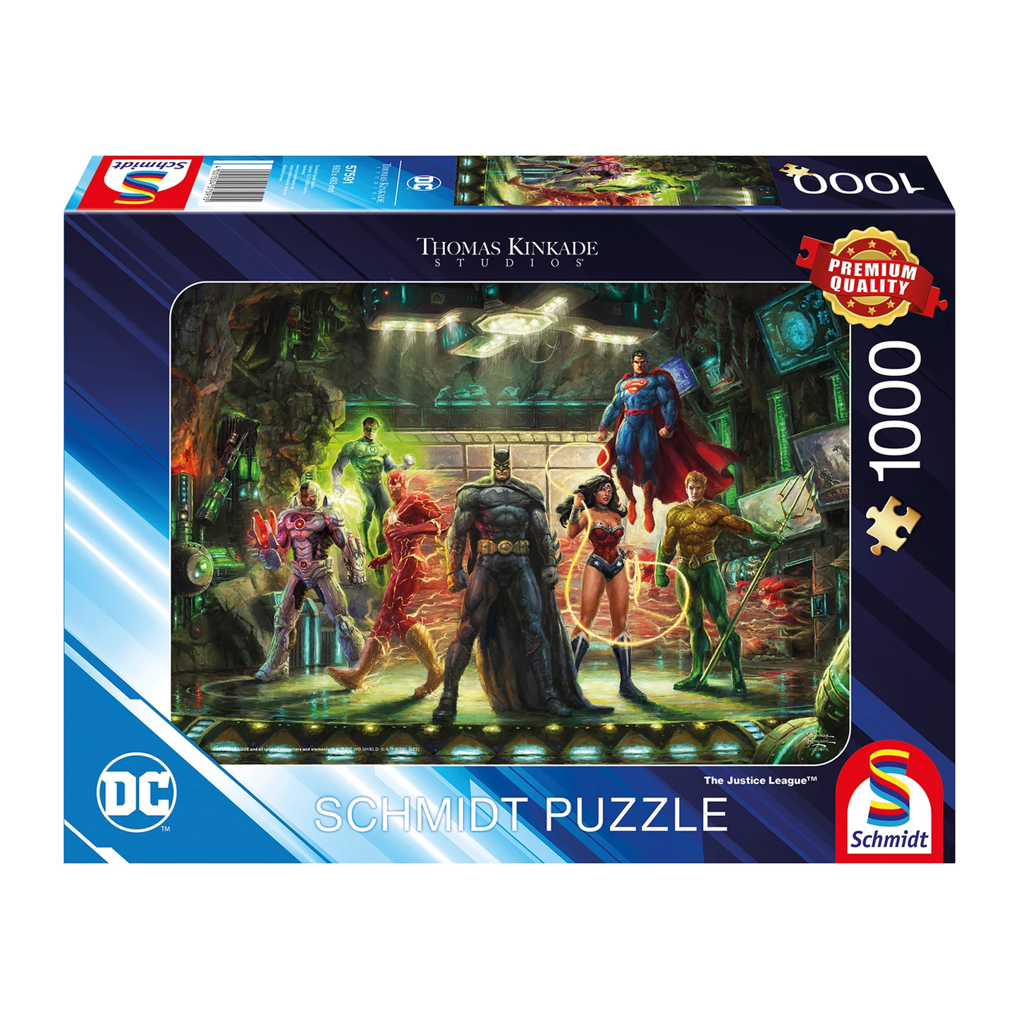 PUZZLE LA LIGUE DES JUSTICIERS 1000 PIÈCES - SCHMIDT