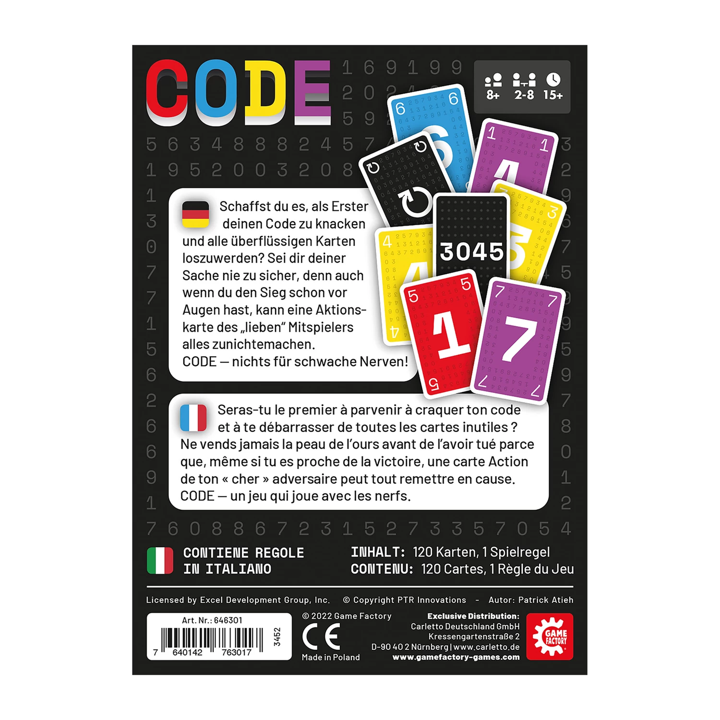 CODE - GAME FACTORY - MEHRSPRACHIG