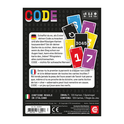 CODE - GAME FACTORY - MEHRSPRACHIG
