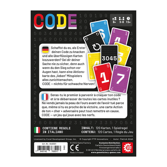 CODE - GAME FACTORY - MEHRSPRACHIG