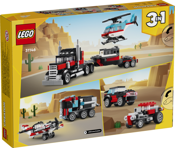 CAMION AVEC HÉLICOPTÈRE CREATOR 31146 - LEGO