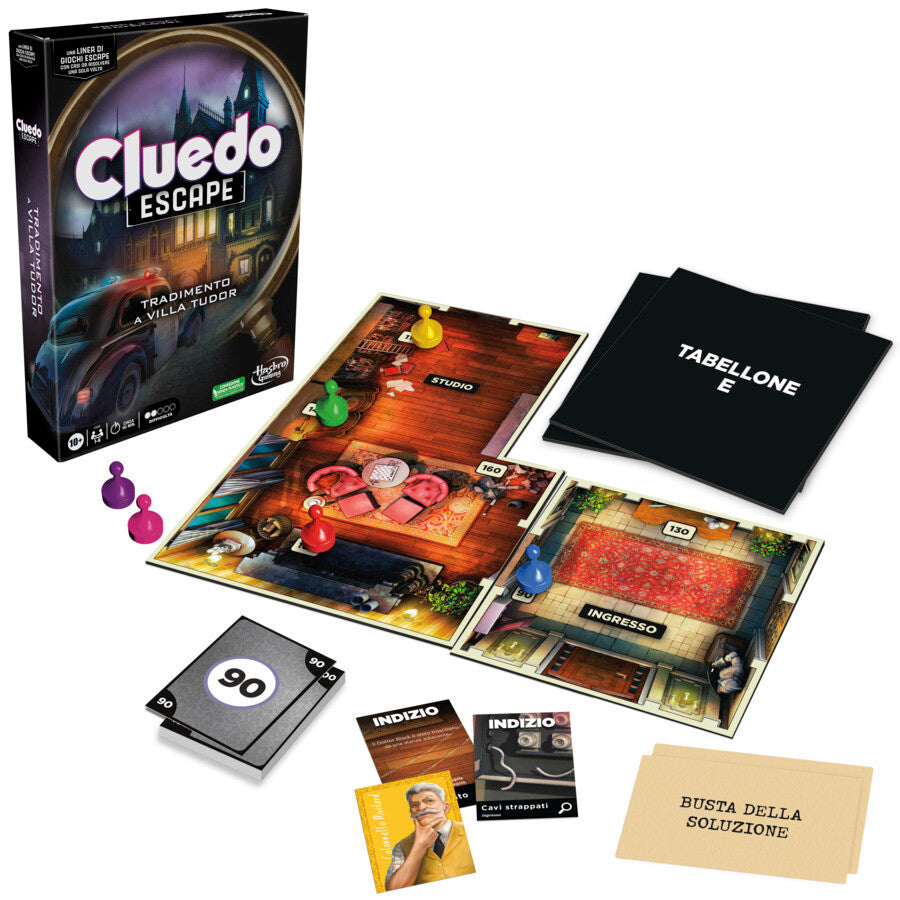 CLUEDO ESCAPE DER VERRAT - HASBROGAMING - DE