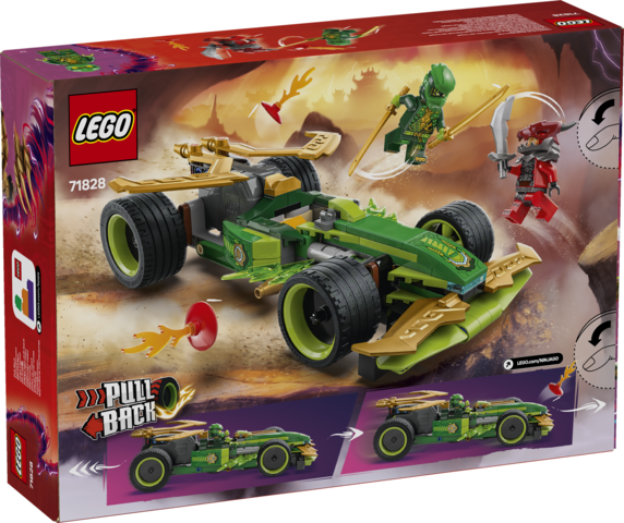 VOITURE DE COURSE PULL-BACK DE LLOYD - NINJAGO 71828 - LEGO