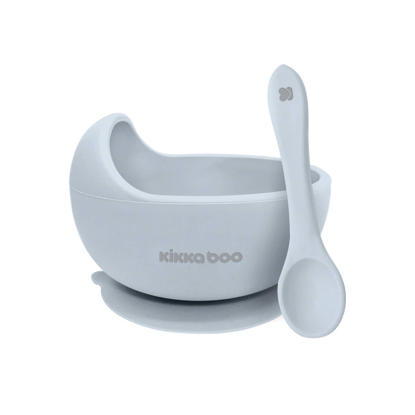YUMMY SCHALE MIT LÖFFEL – BLAU – KIKKABOO