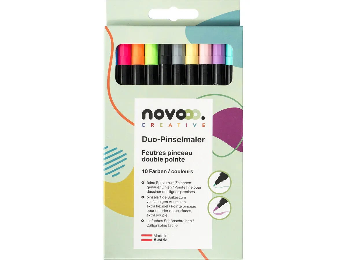 DOPPELSPITZEN-PINSELSTIFTE 10ER-PACK – NEUHEIT