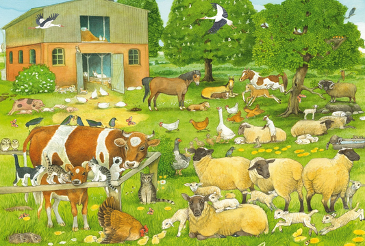 PUZZLE ANIMALI NELLA FATTORIA 100 PZ - SCHMIDT