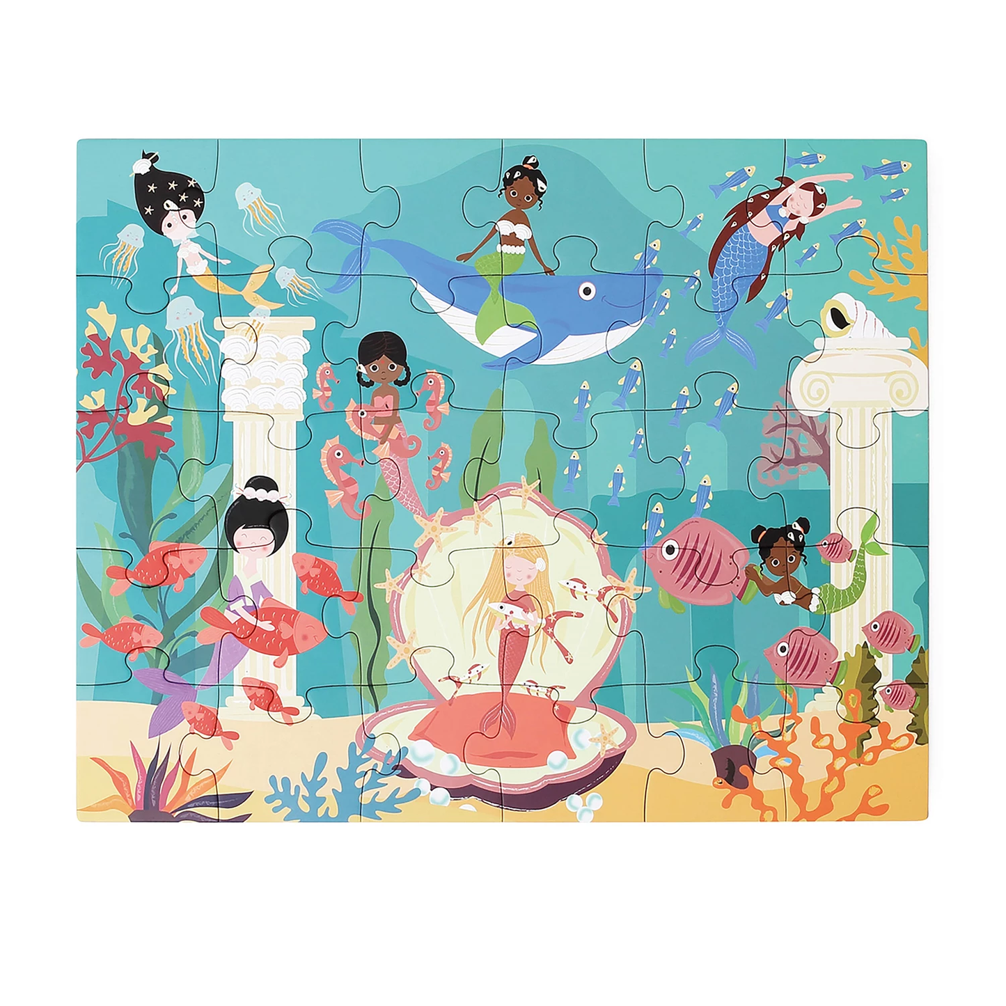 Magnetisches Sirenen-Entdeckungs-Puzzle - Rubbeln