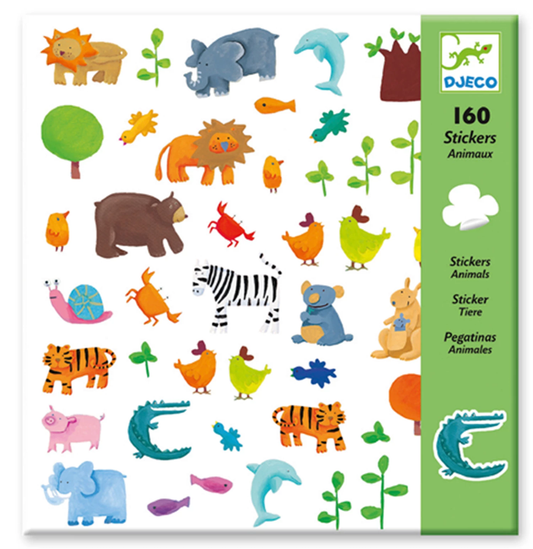 AUFKLEBER TIERE – DJECO