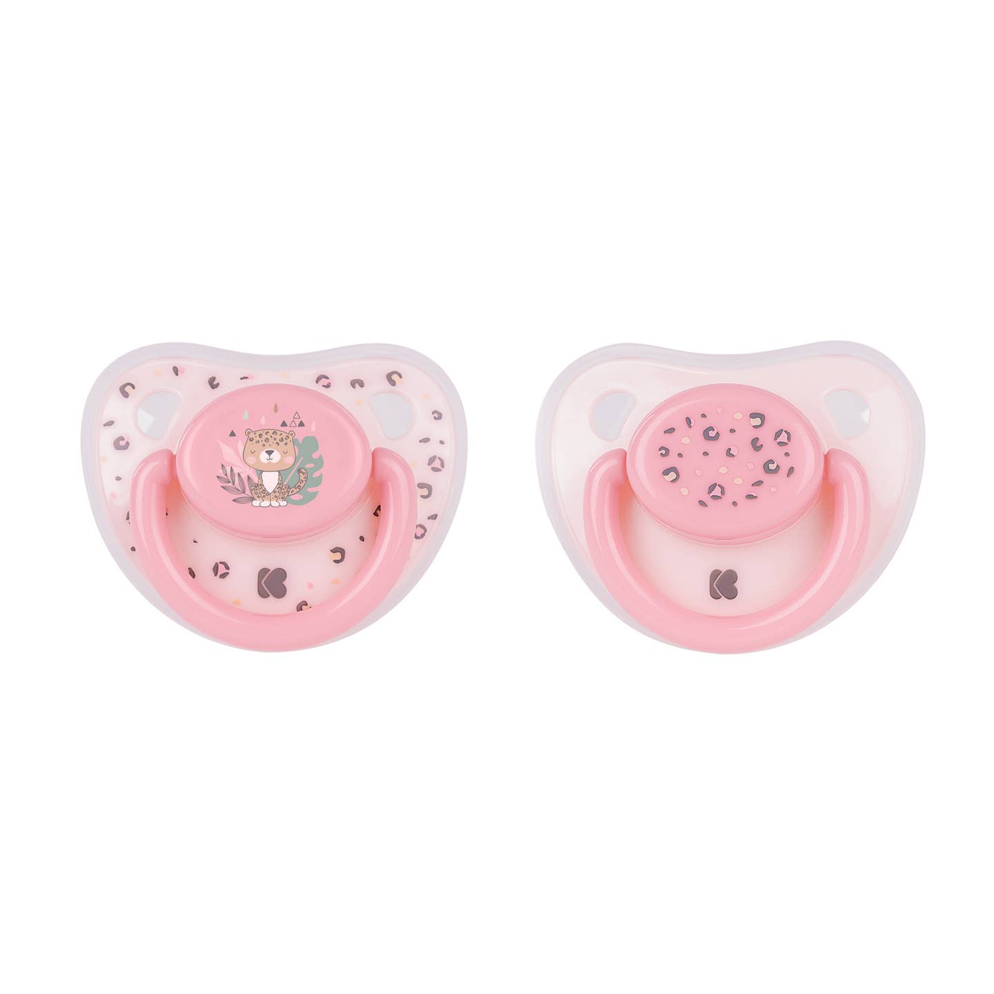 SCHNULLER SAVANNA 2 STK. - 0-6M - PINK - KIKKABOO
