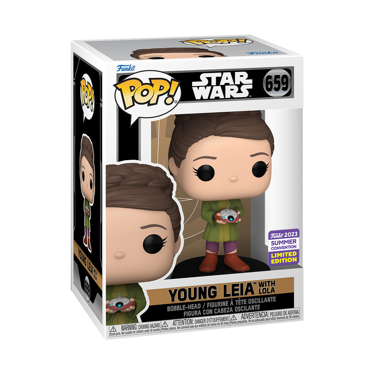 JUNGE LEIA MIT LOLA – FUNKO POP!