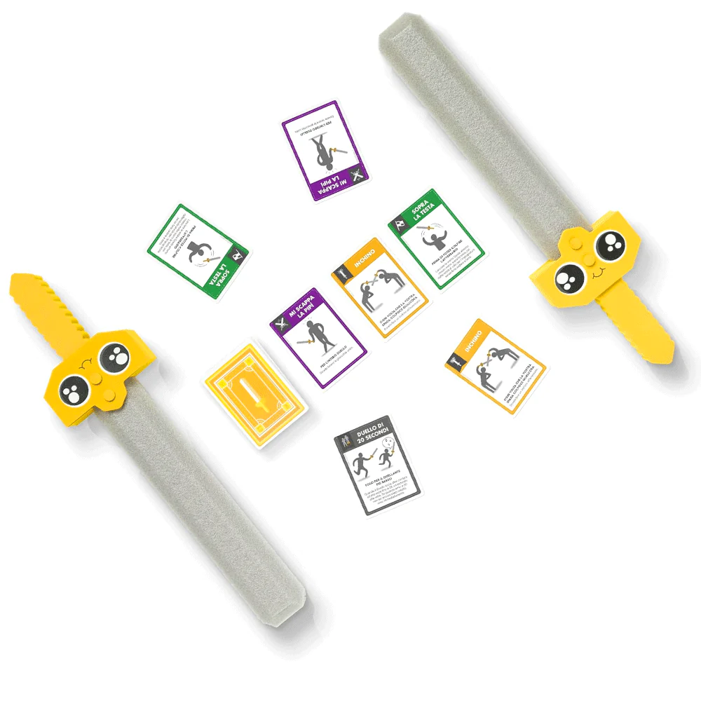 SCHLAGT EUCH GEGENSEITIG MIT SCHWERTERN - ASMODEE - DE