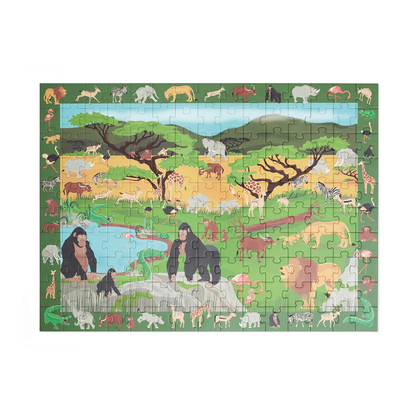 PUZZLE SAFARI-ENTDECKUNGSREISE – RUBBELBILD