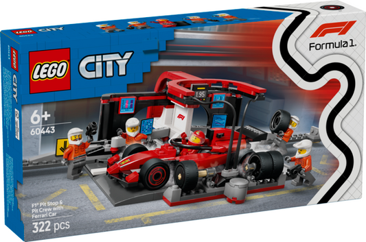 PIT STOP AVEC MÉCANICIENS - CITY F1 60443 - LEGO