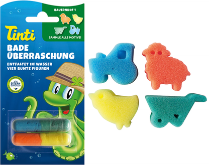 BADEWANNE ÜBERRASCHUNGSSCHWAMM SORT. - TINTI