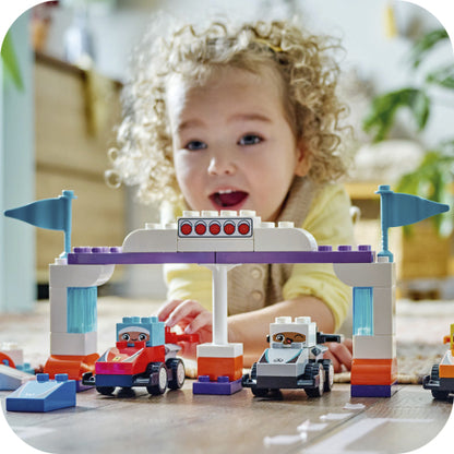 VOITURE DE COURSE ET PILOTES - DUPLO 10445 - LEGO