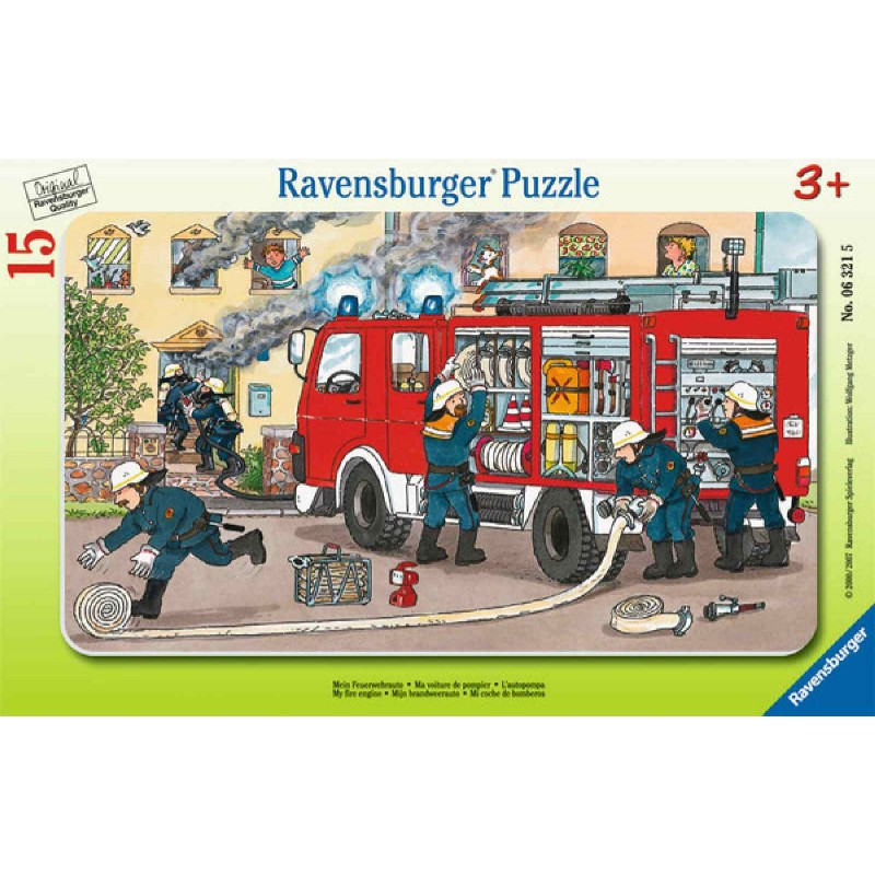 PUZZLE 15 TEILE DIE FEUERWEHRLEUTE - RAVENSBURGER