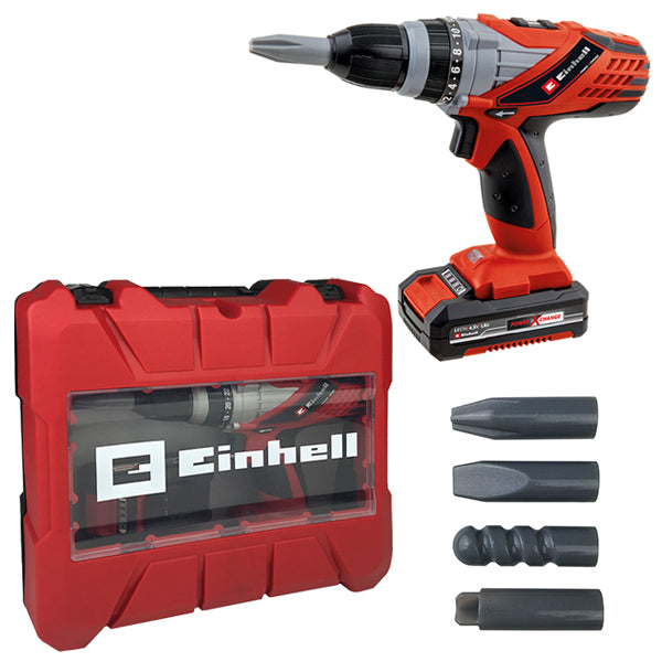 🟡 BOHRMASCHINE MIT BOHRER-SET - EINHELL - BESTSELLER