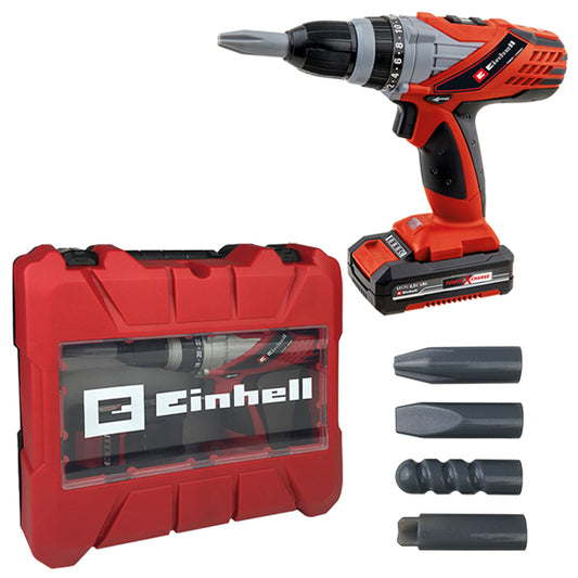 🟡 BOHRMASCHINE MIT BOHRER-SET - EINHELL - BESTSELLER
