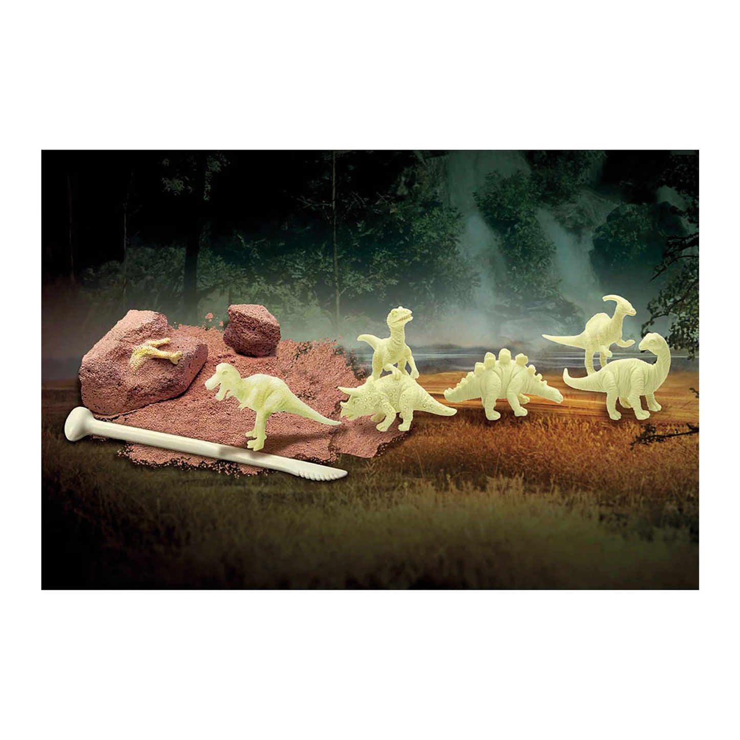 SCHELETRO DI DINOSAURO FOSFORESCENTE DA COSTRUIRE – 4M