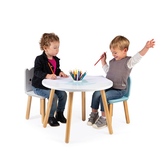 🟡 TISCH MIT STÜHLEN POLAR AUS HOLZ - JANOD - BESTSELLER