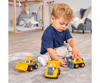 BAUSTELLENFAHRZEUGE ZUM SCHIEBEN SORTIERT - DICKIE TOYS