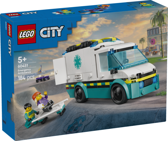 AMBULANCE D'URGENCE - CITY 60451 - LEGO