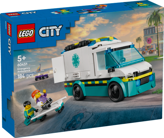 AMBULANCE D'URGENCE - CITY 60451 - LEGO