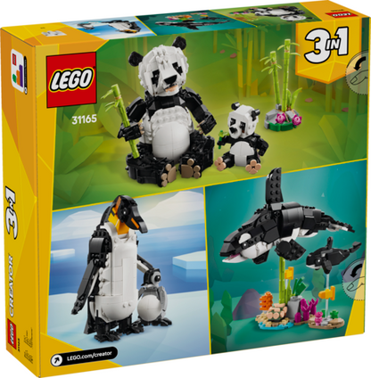 ANIMAUX SAUVAGES FAMILLE PANDA - CREATOR 31165 - LEGO