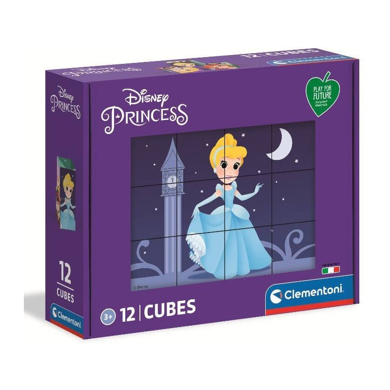 PUZZLE PRINZESSINNEN IN WÜRFELN - CLEMENTONI