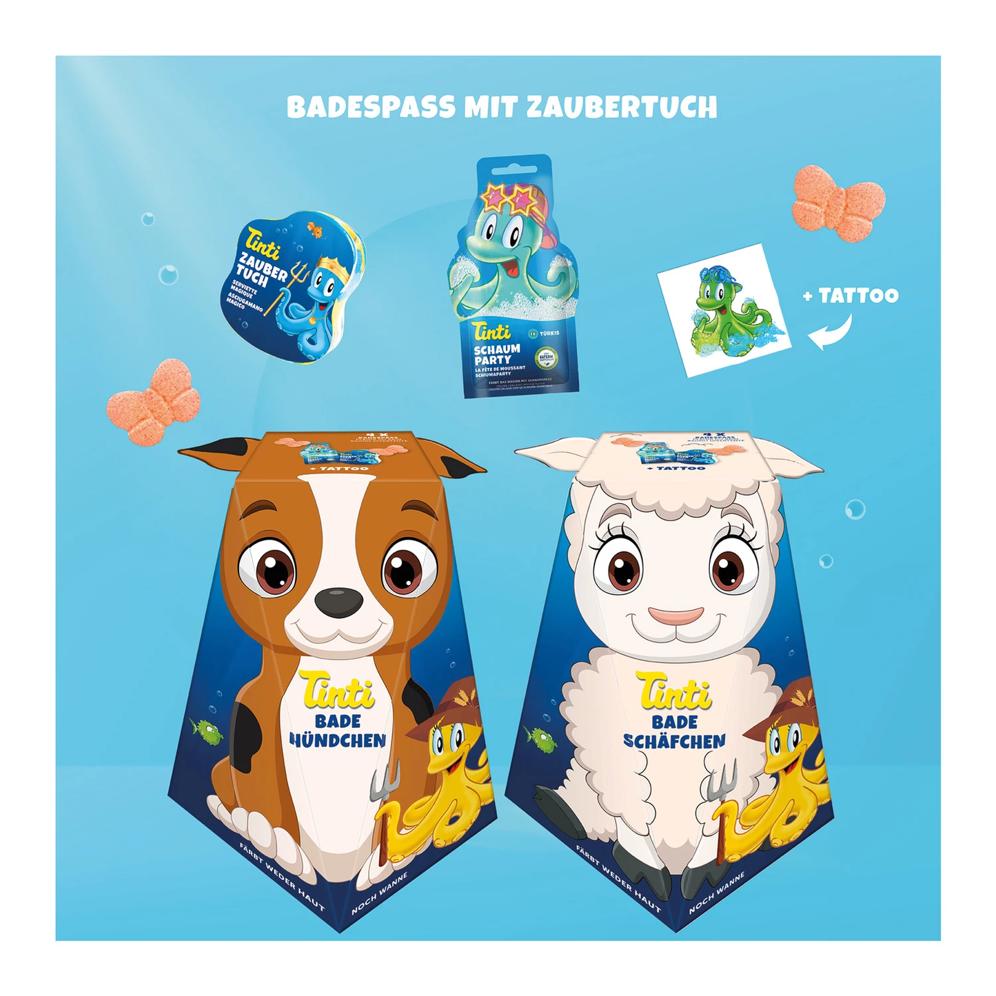BADEZIMMER-SET MIT TATTOOS – TINTI