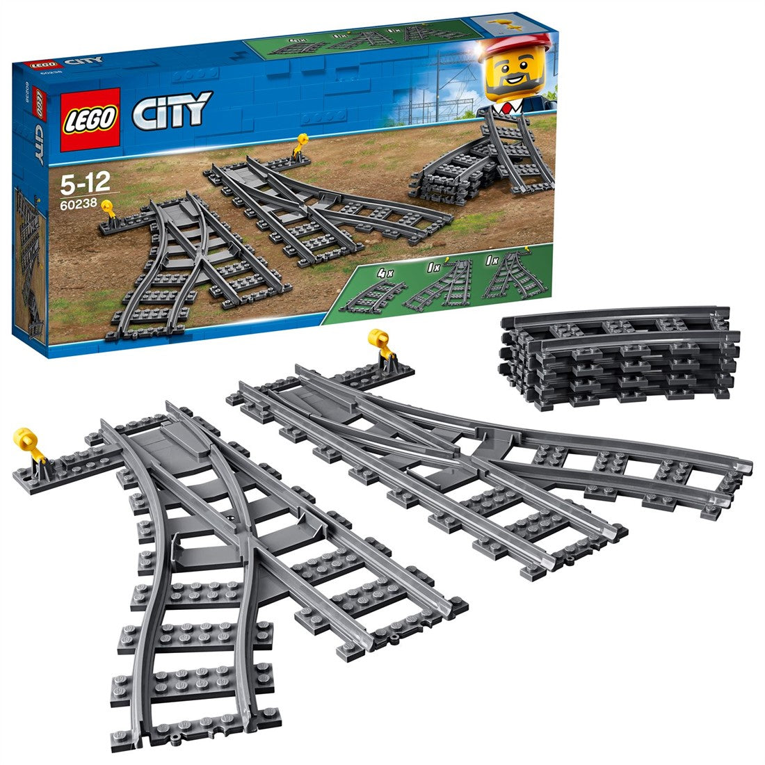 AIGUILLAGES - TRAIN DE PASSAGERS 60238 - LEGO