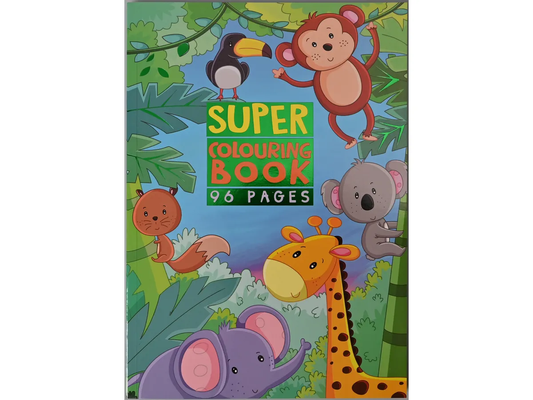 SUPER  LIBRO DA COLORARE NELLA GIUNGLA - ROOST