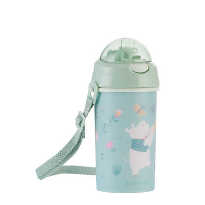 PP-Tasse mit Strohhalm 450ml - MUSIC FEST MINT - KIKKABOO