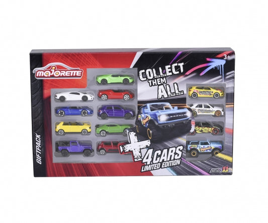 PACK 9 SPIELZEUGAUTOS +4 LIMITED EDITION - MAJORETTE