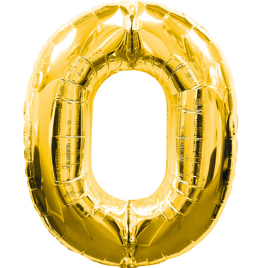 BALLON 0 GOLD - AMSCAN