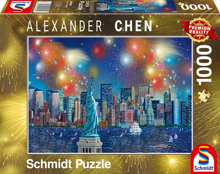 PUZZLE STATUE DER FREIHEIT 1000 TEILE - SCHMIDT