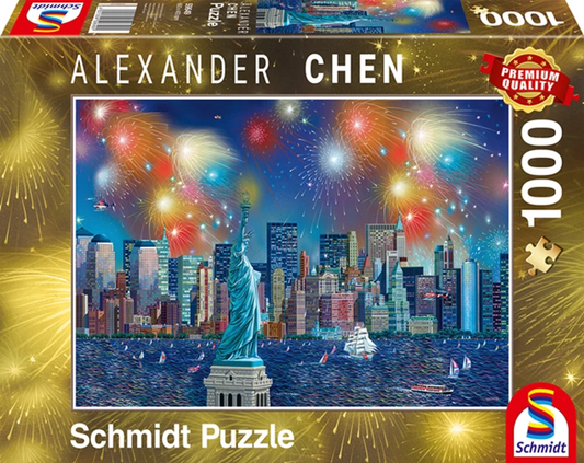 PUZZLE STATUE DER FREIHEIT 1000 TEILE - SCHMIDT