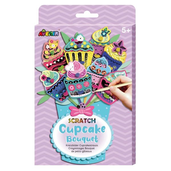 KRATZBILDER BOUQUET – CUPCAKE – AVENIR