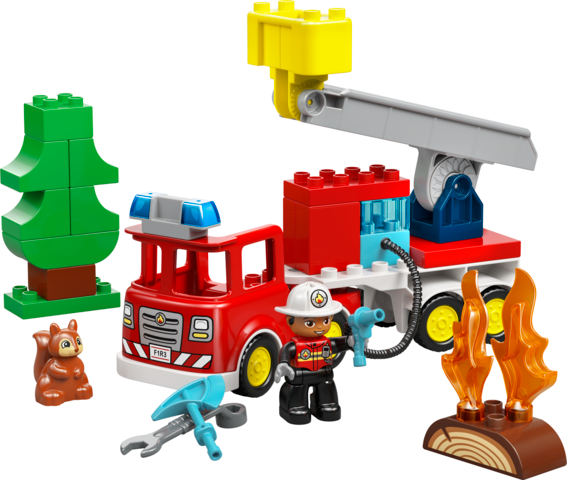 CAMION DE POMPIER ET LANCE - DUPLO 10473 - LEGO
