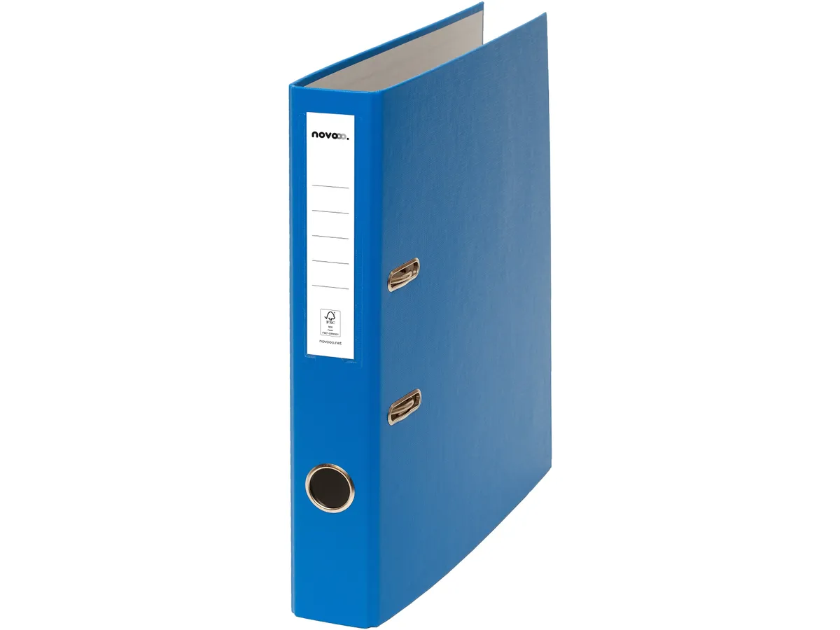 DIN A4 SCHMALER RINGBUCHORDNER BLAU - NOVOOO